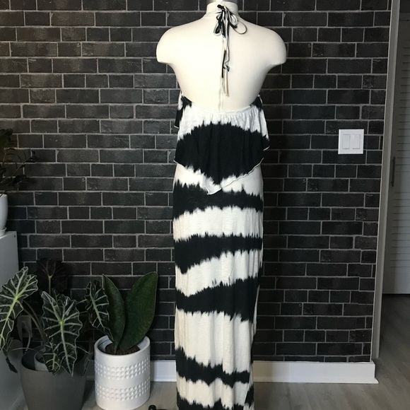 TIE DYE HALTER TOP MAXI DRESS - Picture 3 of 15